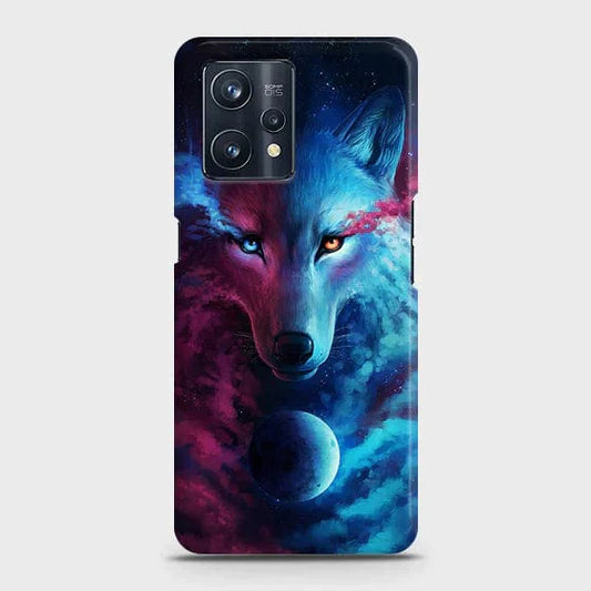 Realme C35 Cover - Matte Finish - Infinity Wolf Trendy Printed Hard Case with Life Time Colors Guarantee