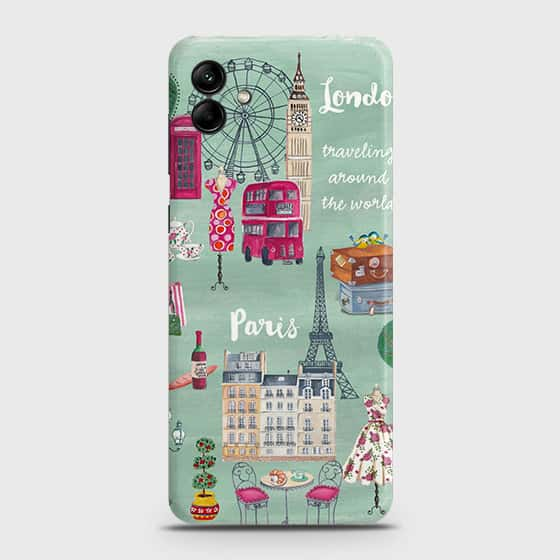 Samsung Galaxy A04 Cover - London, Paris, New York ModernPrinted Hard Case with Life Time Colors Guarantee ( Fast Delivery )