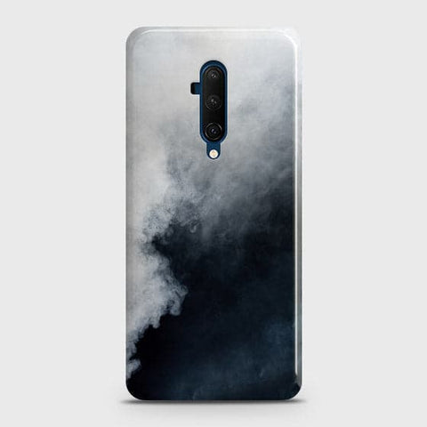 OnePlus 7T Pro Cover - Matte Finish - Trendy Misty White and Black Marble Printed Hard Case with Life Time Colors Guarantee B82 ( Fast Delivery )