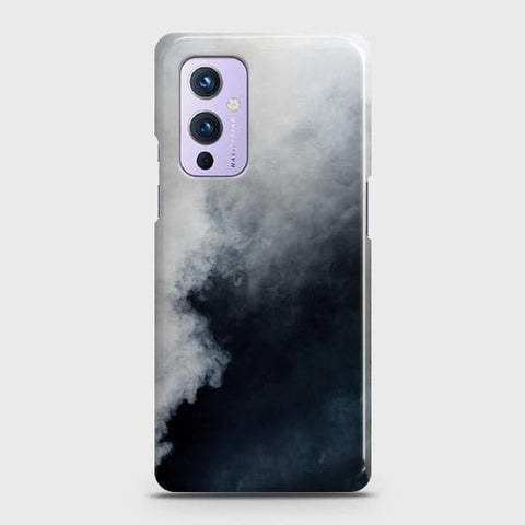 OnePlus 9 Cover - Matte Finish - Trendy Misty White and Black Marble Printed Hard Case with Life Time Colors Guarantee (Fast Delivery)