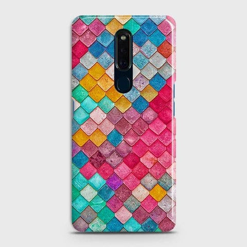 Oppo F11 Cover - Chic Colorful Mermaid Printed Hard Case with Life Time Colors Guarantee ( Fast Delivery )