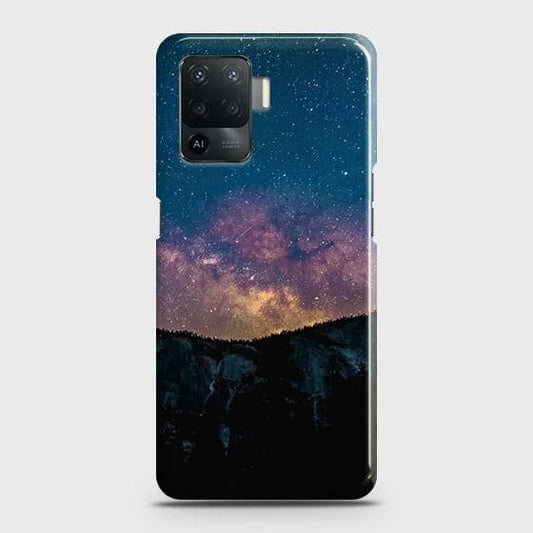 Oppo F19 Pro Cover - Matte Finish - Embrace Dark Galaxy  Trendy Printed Hard Case with Life Time Colors Guarantee ( Fast Delivery )