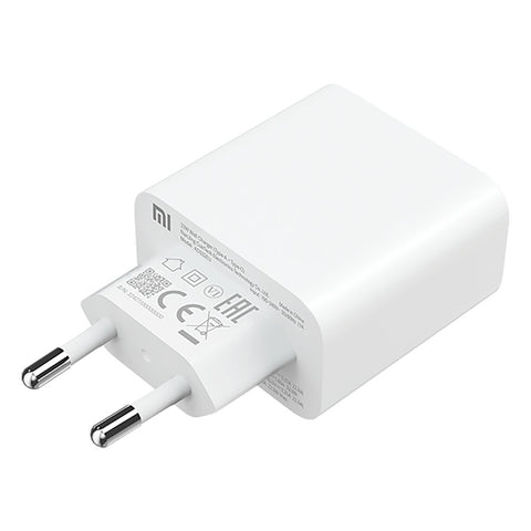 MI 33W Wall Charger (TYPE-A + TYPE-C) - White