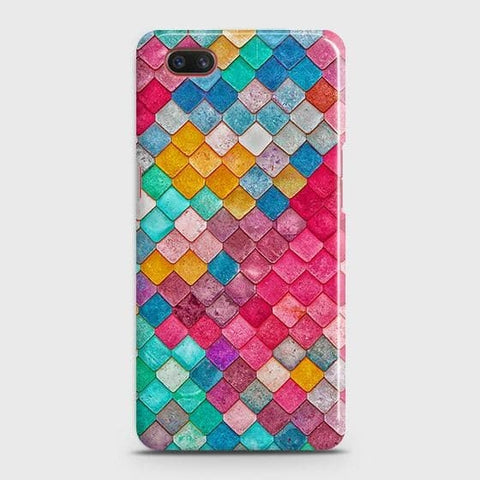 Realme C2 with out flash light hole Cover - Chic Colorful Mermaid Printed Hard Case with Life Time Colors Guarantee (Fast Delivery)