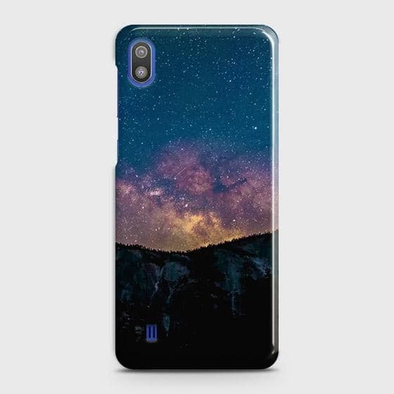 SAMSUNG GALAXY A10 Cover - Matte Finish - Embrace Dark Galaxy  Trendy Printed Hard Case with Life Time Colors Guarantee ( Fast Delivery )