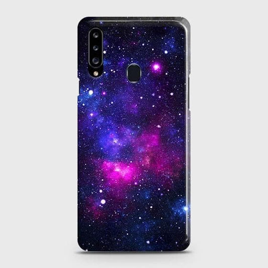 Samsung Galaxy A20s Cover - Dark Galaxy Stars Modern Printed Hard Case with Life Time Colors Guarantee B(36) ( Fast Delivery )