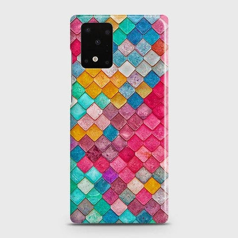 Samsung Galaxy S20 Ultra Cover - Chic Colorful Mermaid Printed Hard Case with Life Time Colors Guarantee b61 ( Fast Delivery )