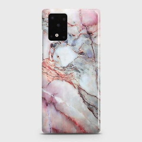 Samsung Galaxy S20 UltraCover - Violet Sky Marble Trendy Printed Hard Case with Life Time Colors Guarantee b62 ( Fast Delivery )