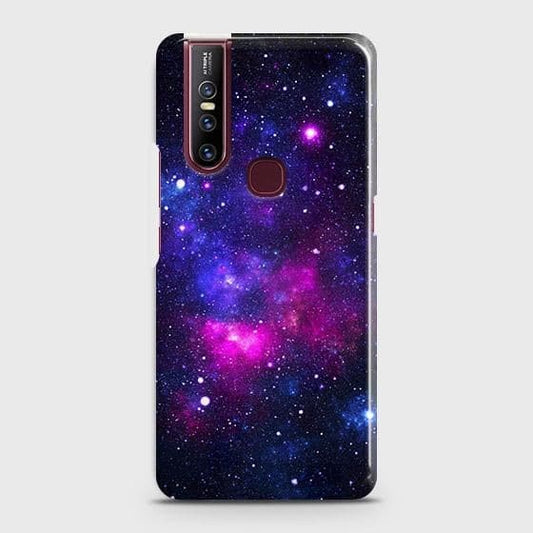 VIVO V15 Cover - Dark Galaxy Stars Modern Printed Hard Case with Life Time Colors Guarantee ( Fast Delivery )