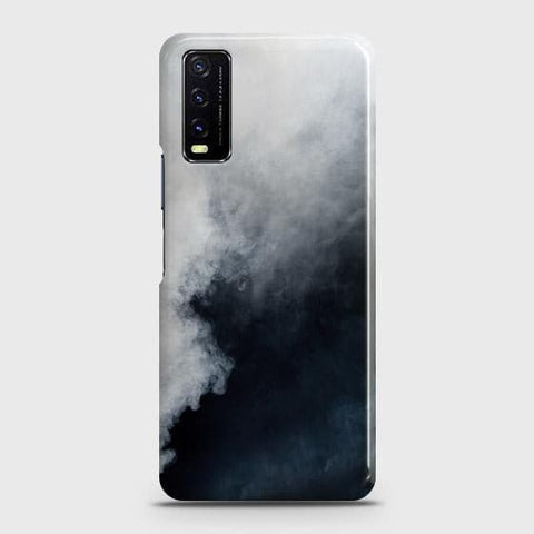 Vivo Y12a Cover - Matte Finish - Trendy Misty White and Black Marble Printed Hard Case with Life Time Colors Guarantee B (29) 1 ( Fast Delivery )