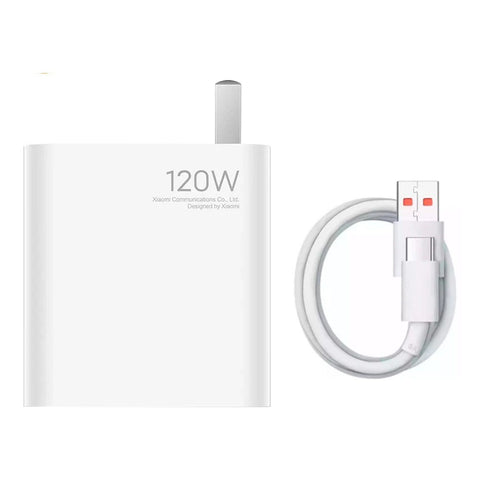 Xiaomi 120W Charging Combo (Type-A To Type C) - White