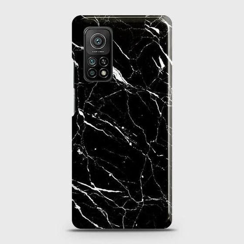 Xiaomi Redmi K30S Cover - Trendy Black Marble Printed Hard Case with Life Time Colors Guarantee