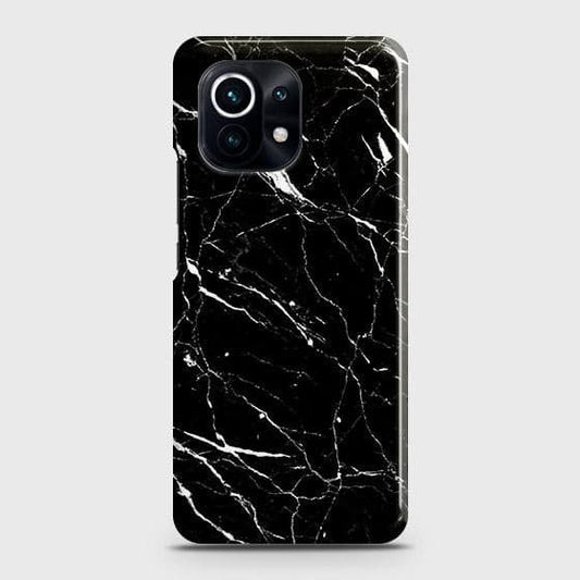 Xiaomi 11 Lite 5G NE Cover - Trendy Black Marble Printed Hard Case with Life Time Colors Guarantee