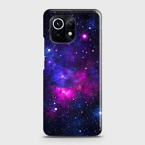 Xiaomi 11 Lite 5G NE Cover - Dark Galaxy Stars Modern Printed Hard Case with Life Time Colors Guarantee