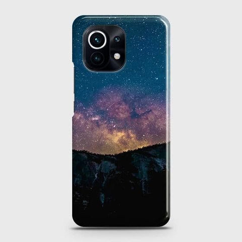 Xiaomi 11 Lite 5G NE Cover - Matte Finish - Embrace Dark Galaxy  Trendy Printed Hard Case with Life Time Colors Guarantee