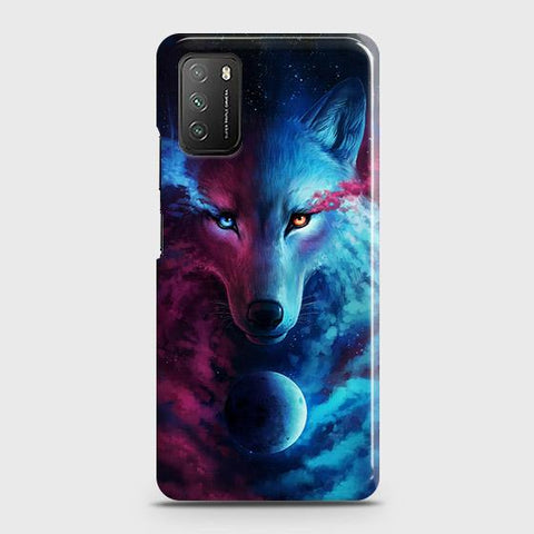 Xiaomi Poco M3 Cover - Infinity Wolf Trendy Printed Hard Case with Life Time Colors Guarantee (Fast Delivery)