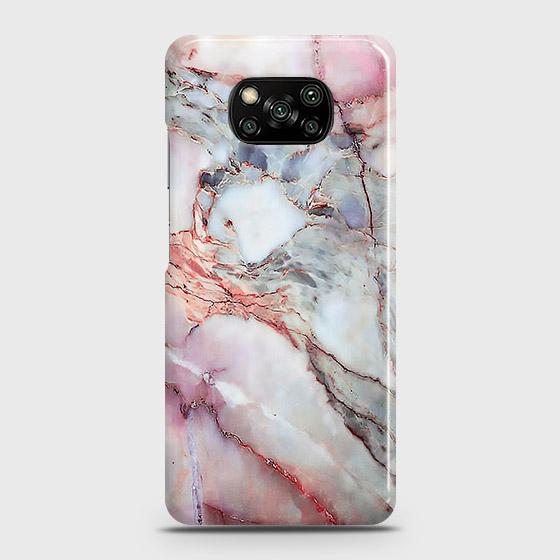 Xiaomi Poco X3 Cover - Violet Sky Marble Trendy Printed Hard Case with Life Time Colors Guarantee (Fast Delivery)