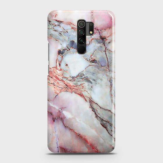 Xiaomi Redmi 9 Cover - Violet Sky Marble Trendy Printed Hard Case with Life Time Colors Guarantee  ( Fast Delivery )