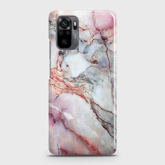 Xiaomi Redmi Note 10s Cover - Violet Sky Marble Trendy Printed Hard Case with Life Time Colors Guarantee ( Fast Delivery )