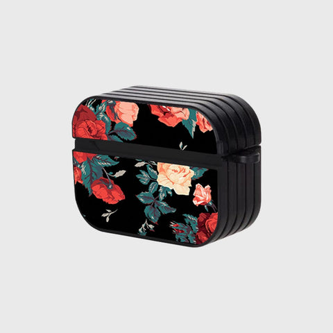 Apple Airpods Pro 2 ( 2nd Gen ) Cover - Floral Marble Series - Silicon Airpods Case