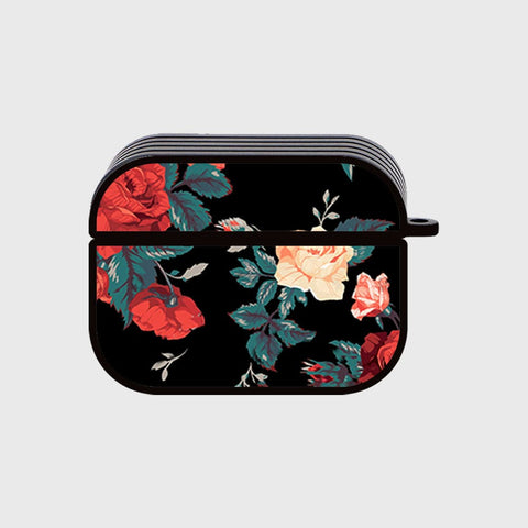 Apple Airpods Pro 2 ( 2nd Gen ) Cover - Floral Marble Series - Silicon Airpods Case