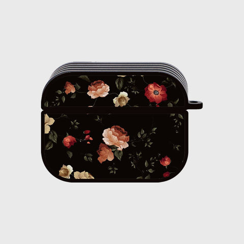 Apple Airpods Pro 2 ( 2nd Gen ) Cover - Floral Marble Series - Silicon Airpods Case