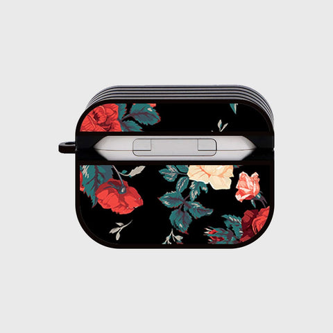 Apple Airpods Pro 2 ( 2nd Gen ) Cover - Floral Marble Series - Silicon Airpods Case