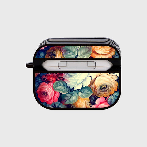 Apple Airpods Pro 2 ( 2nd Gen ) Cover - Floral Marble Series - Silicon Airpods Case