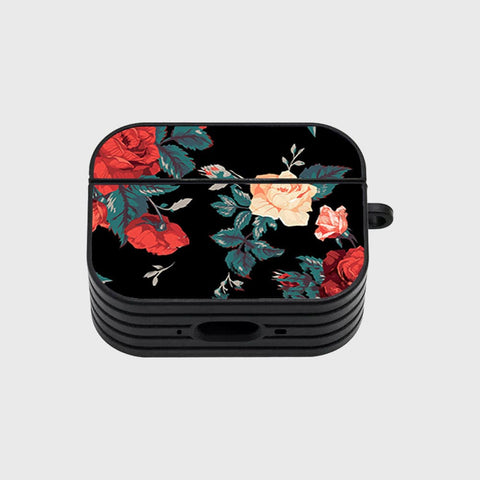 Apple Airpods Pro 2 ( 2nd Gen ) Cover - Floral Marble Series - Silicon Airpods Case