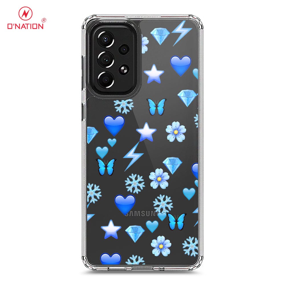 Samsung Galaxy A73 5G Cover - O'Nation Butterfly Dreams Series - 9 Designs - Clear Phone Case - Soft Silicon Borders (Fast Delivery)