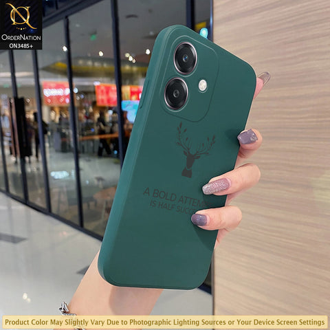 Oppo A40 Cover - ONation Bold Series - HQ Liquid Silicone Elegant Colors Camera Protection Soft Case