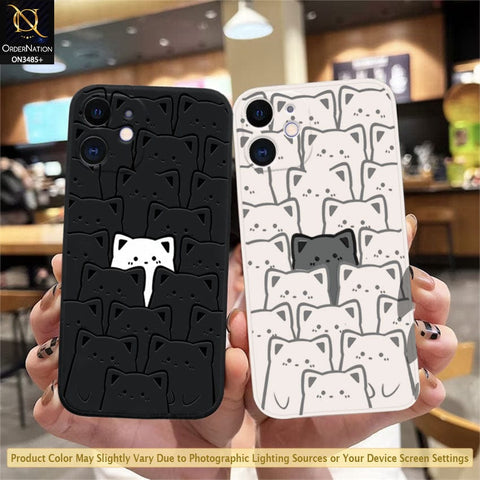 Oppo A36 Cover - Black - ONation Be Different Series - HQ Liquid Silicone Elegant Colors Camera Protection Soft Case ( Fast Delivery )