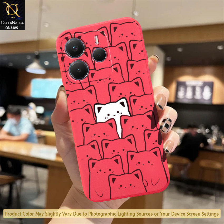 Xiaomi Redmi Note 14 4G Cover - ONation Be Different Series - HQ Liquid Silicone Elegant Colors Camera Protection Soft Case