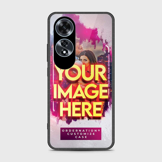 Oppo A60 Cover - Customized Case Series - Upload Your Photo - Multiple Case Types Available