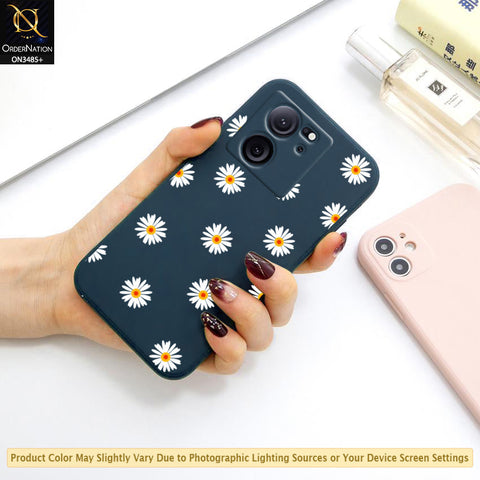 Xiaomi Redmi K60 Ultra Cover - ONation Daisy Series - HQ Liquid Silicone Elegant Colors Camera Protection Soft Case