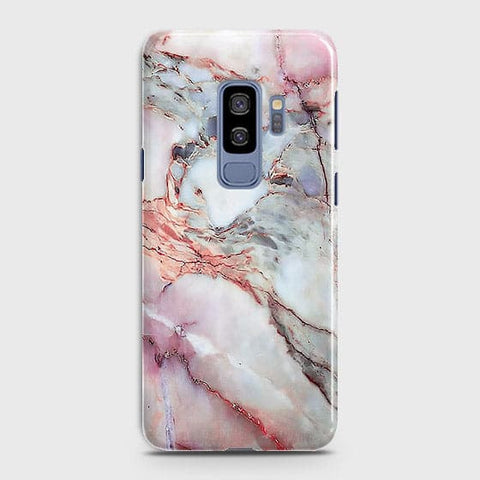 Samsung Galaxy S9 Plus - Violet Sky Marble Trendy Printed Hard Case ( Fast Delivery )