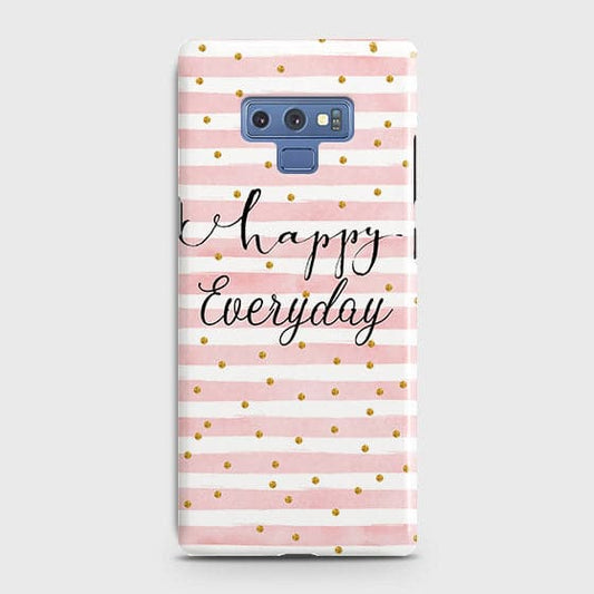 Samsung Galaxy Note 9 - Trendy Happy Everyday Printed Hard Case With Life Time Colors Guarantee ( Fast Delivery )