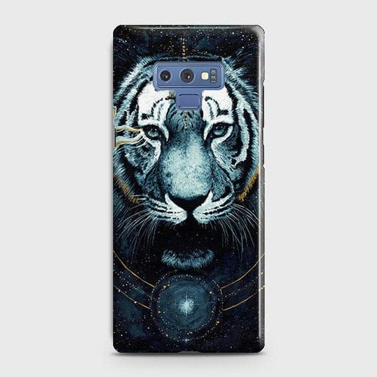 Samsung Galaxy Note 9 Cover - Vintage Galaxy Tiger Printed Hard Case with Life Time Colors Guarantee - OrderNation