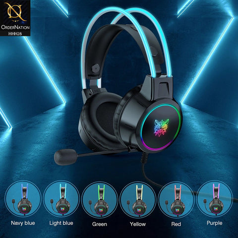 Onikuma X15 Pro RGB Durable Stereo Gaming Headset - Black