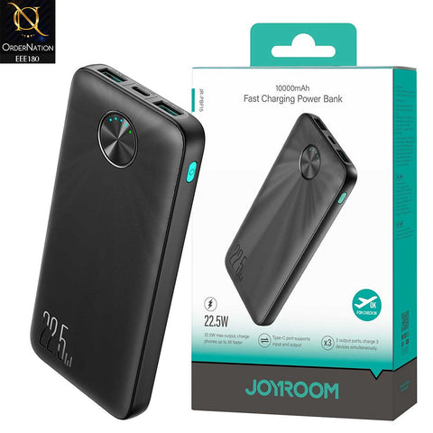 Joyroom JR-PBF15 22.5W Super Fast Charging 10000mAh Power Bank -Black