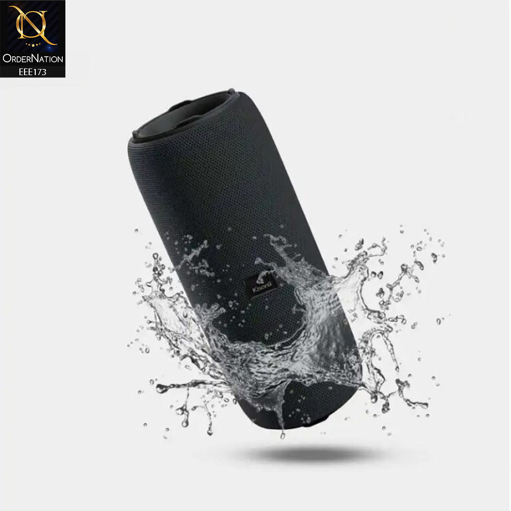 Kisonli Q22 Plus 16W Waterproof Bluetooth Wireless Speaker - Black