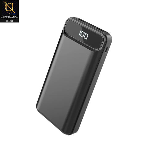 ASPOR A396 PD 20000mAh 22.5W Fast Charging Power Bank - Black