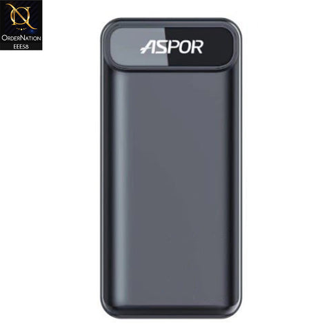 ASPOR A396 PD 20000mAh 22.5W Fast Charging Power Bank - Black