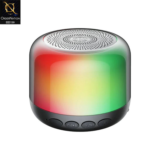 JOYROOM JR-ML03 Transparent RGB Wireless Speaker - Black