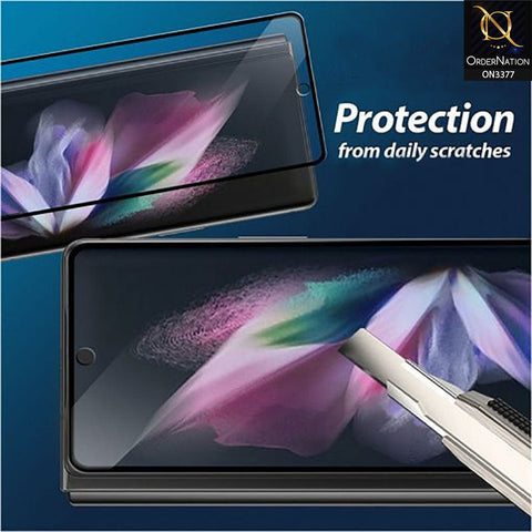 Samsung Galaxy Z Fold 5 5G Protector - Xtreme Quality Tempered Glass Screen Protector