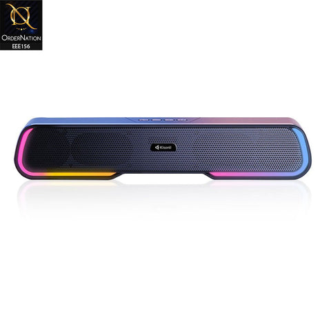 Kisonli LED-913 Sound Bar Bluetooth Gaming RGB Speaker - Black