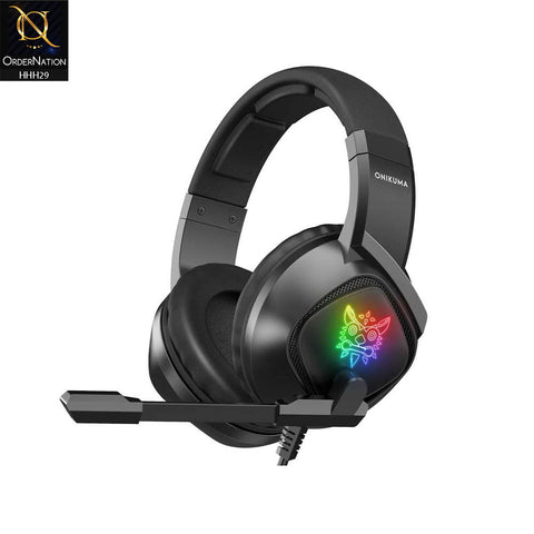 Onikuma K19 Durable Stereo Gaming Headset - Black