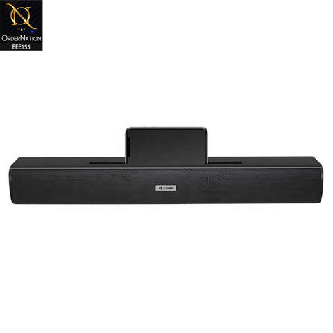 Kisonli LED-803 Sound Bar Music Bluetooth Speaker - Black