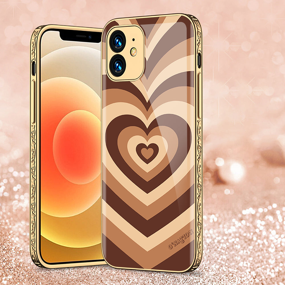 iPhone 11 Cover - O'Nation Heartbeat Series - Premium Electroplated Shutterproof Case Soft Silicon Borders Case