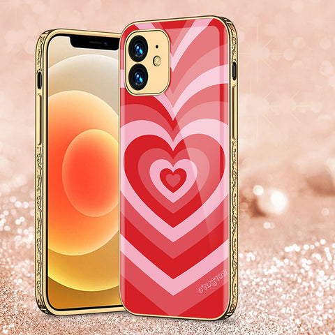 iPhone 11 Cover - O'Nation Heartbeat Series - Premium Electroplated Shutterproof Case Soft Silicon Borders Case